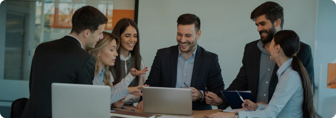 Agency teams collaborating with clients