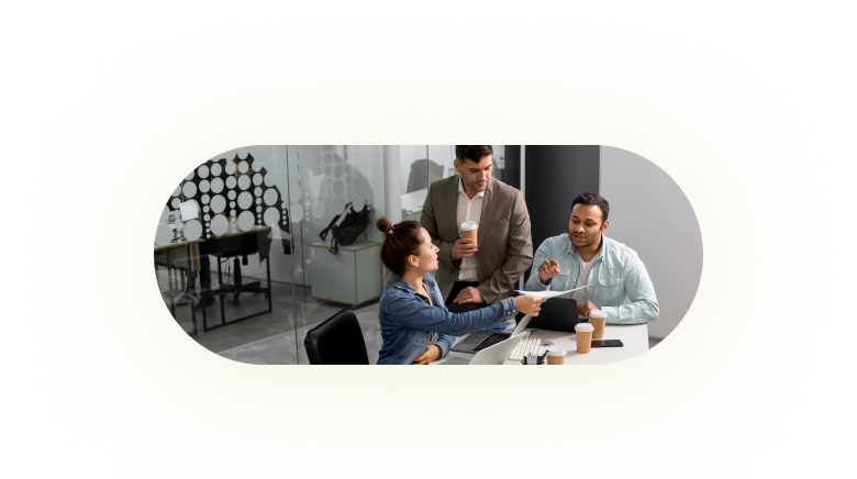 Business team meeting