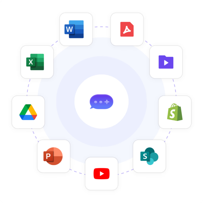 Connected ecommerce apps around a central hub